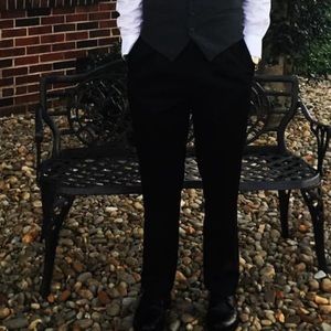 Black dress pants w/pinstripe down side last day!!